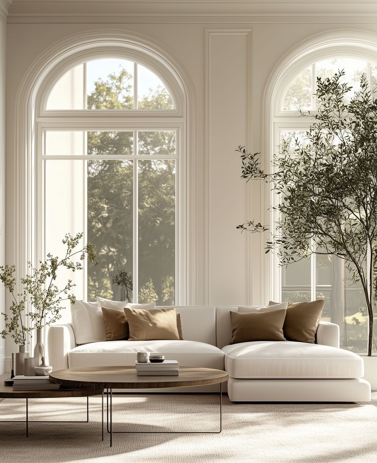 A light-filled drawing room
